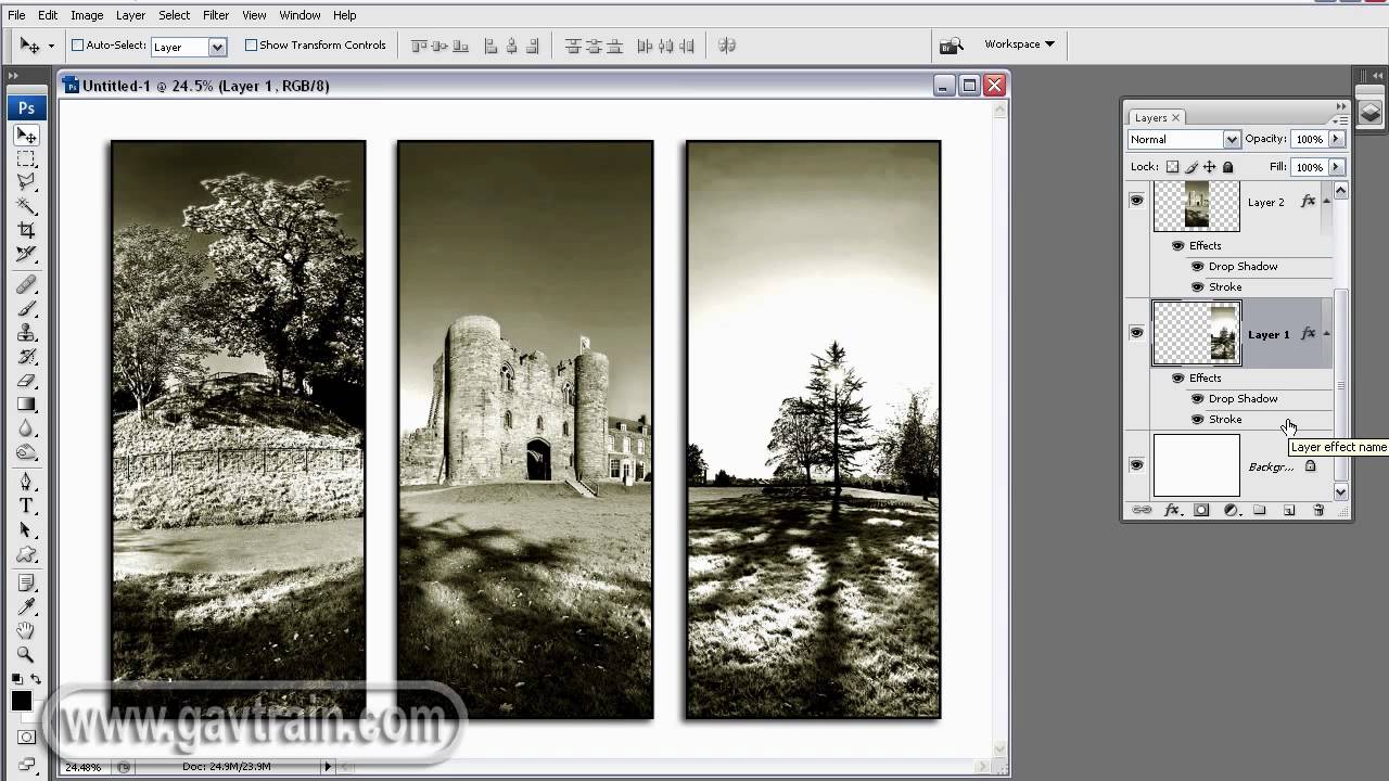 Триптих из одной фотографии — HD Photoshop, неделя 34