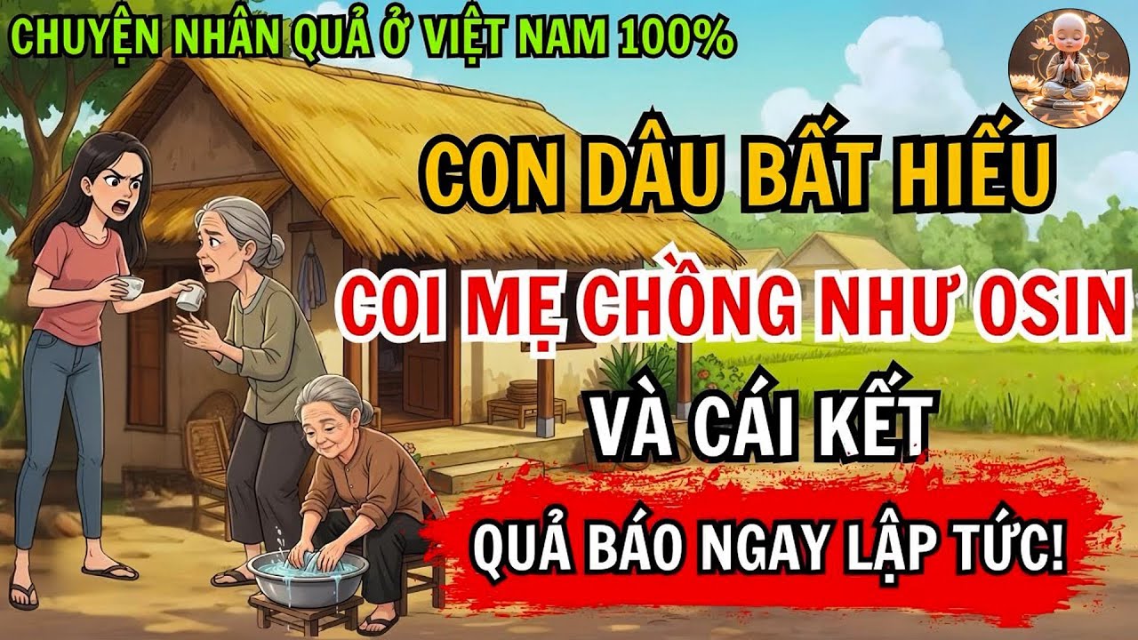 Con Dâu BẤT HIẾU, Coi Mẹ Chồng Như Ô SIN Và Cái Kết Quả Báo Đến Ngay Lập Tức | Nhân Quả Có Thật 100%
