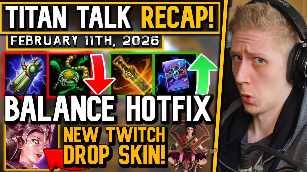 Balance Hotfix, Nut Twitch Drop, Anti-Leaver and Surrender Tech & More! - Titan Talk Recap!