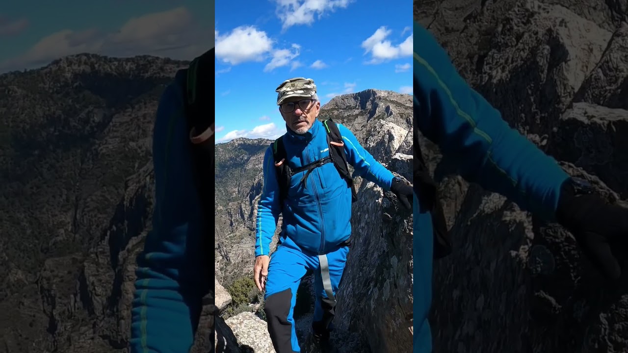 Trepes y destrepes en el Pico Almendr&oacute;n (Sierra de Almijara /  Marzo 2025)