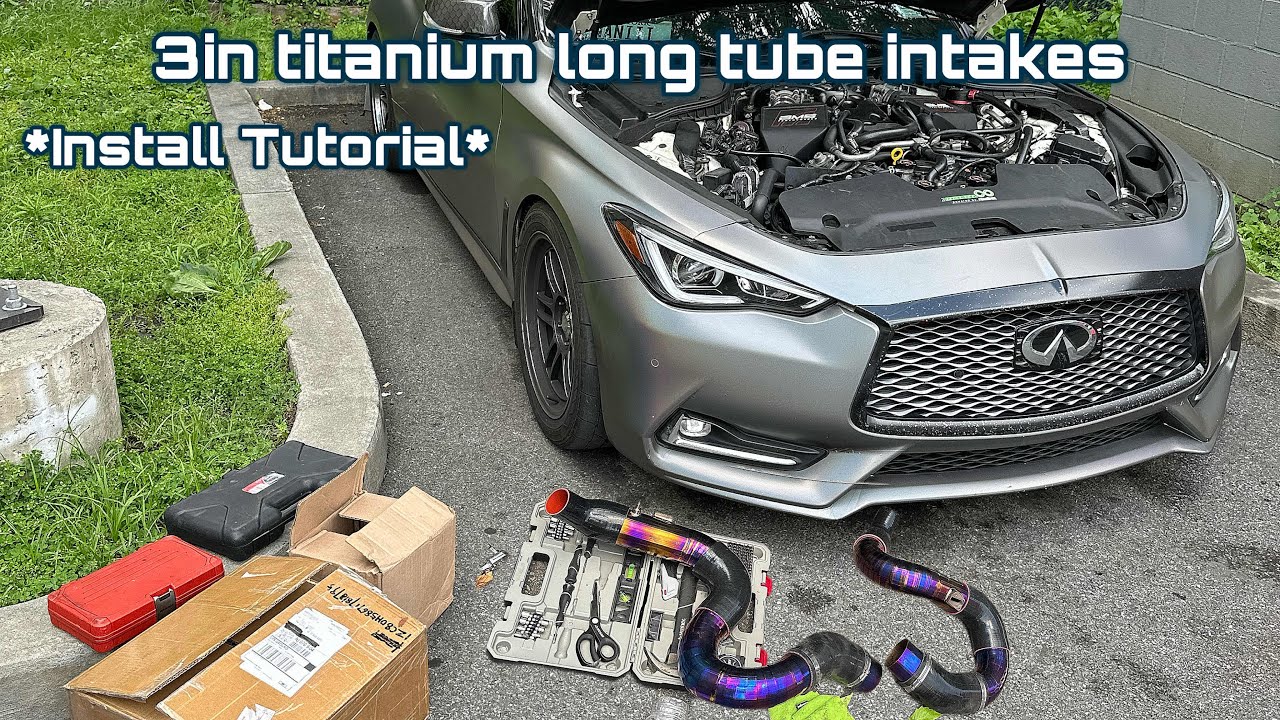 Установка 3-дюймовой длинной впускной трубы INFINITI Q60 (руководство)
