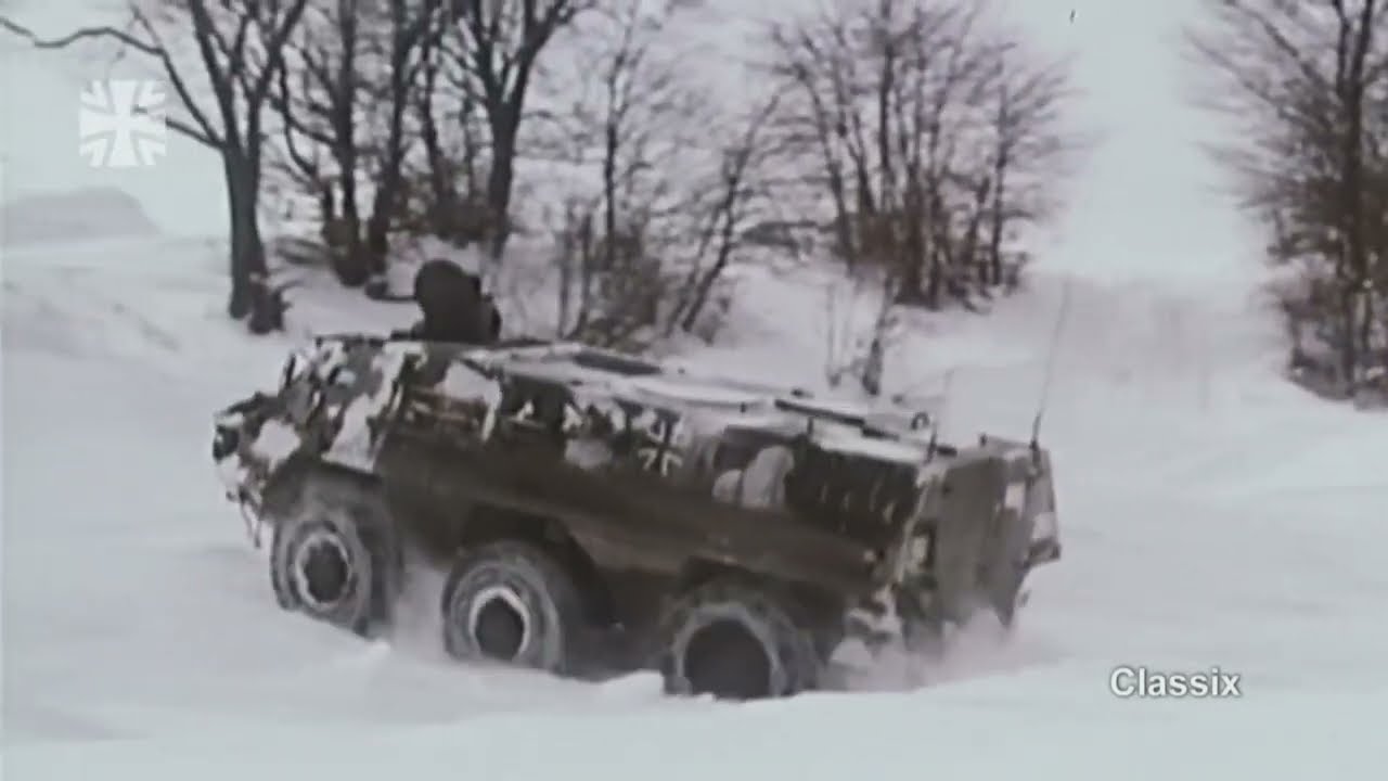 Manöver Truppenübungsplatz Münsingen 1980 Fuchs Leopard 1A 4 Sound