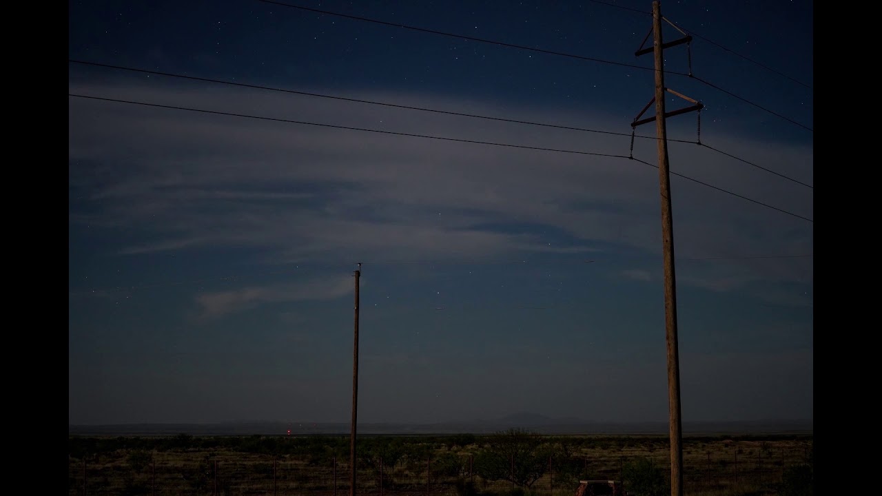 marfa lights timelapse may 2019