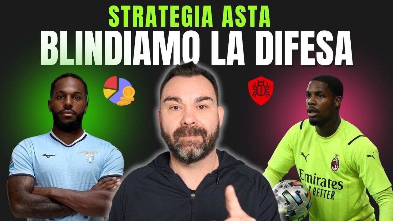 STRATEGIA PORTIERE e DIFESA SUPER💰Simulazione ASTA FANTACALCIO