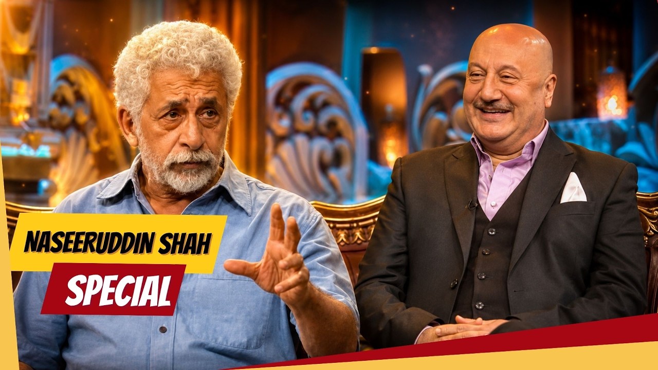 Masterclass in Acting with Naseeruddin Shah | The Anupam Kher Show  | Naseeruddin Shah Guest Special