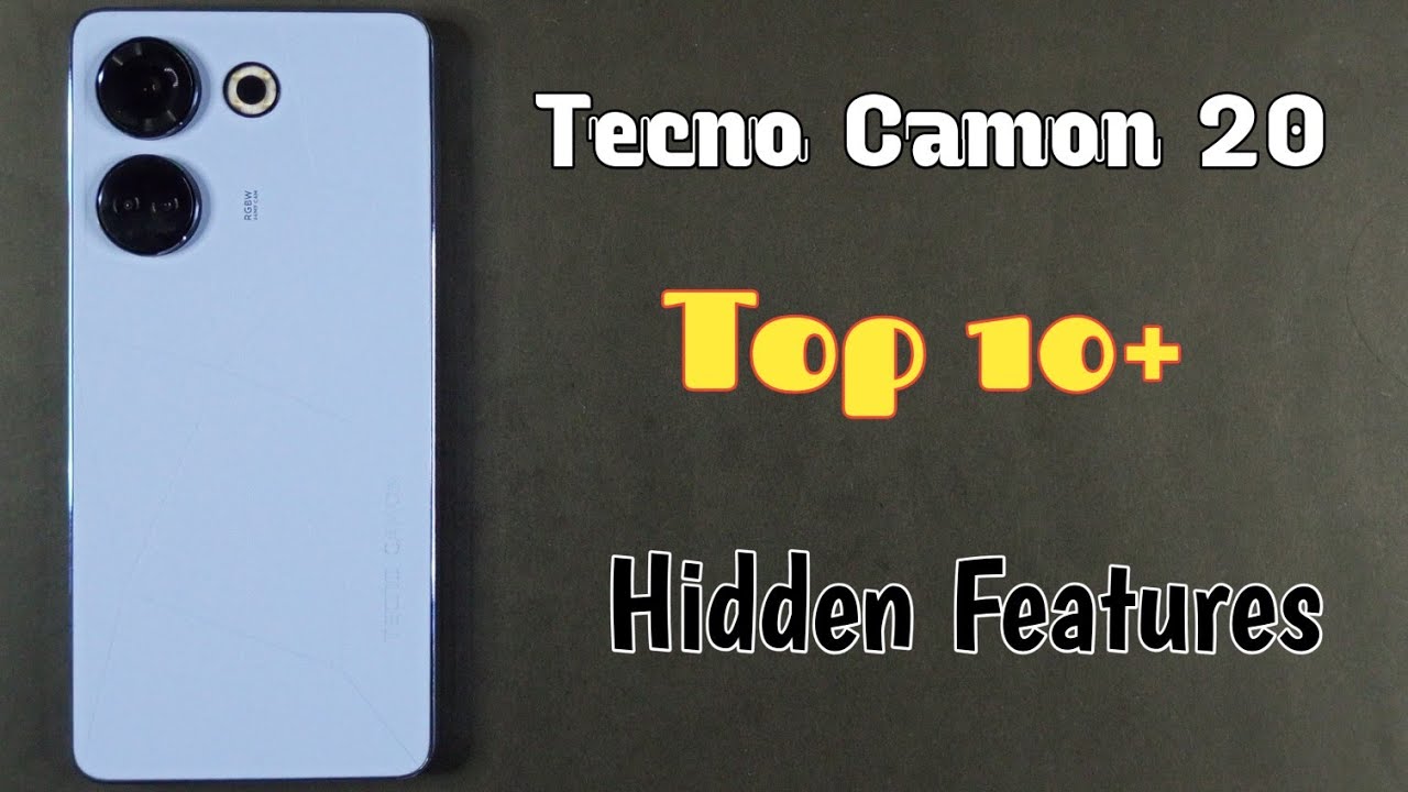 Tecno Camon 20 | Top 10 | Tips & Tricks | Hidden Features | WaleedBizz