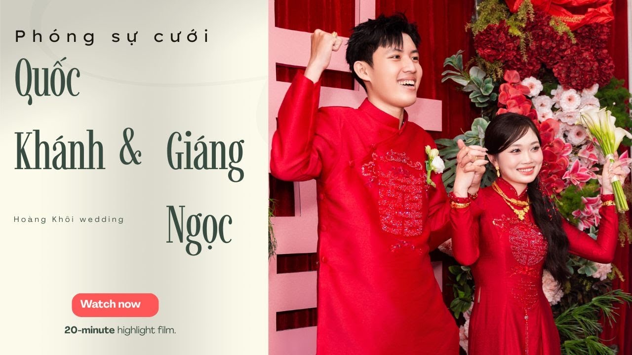 Quay phim phóng sự đám cưới (bắt trend) | Hoàng Khôi Production Chụp ảnh quay phim đám cưới TPHCM
