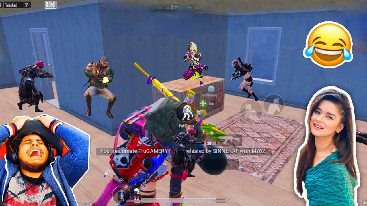 @KingAnBru Reacted On Tru Gaming_HR ने एक लड़की को बनाया हमारी भाभी 😂 BGMI Funny Moment.
