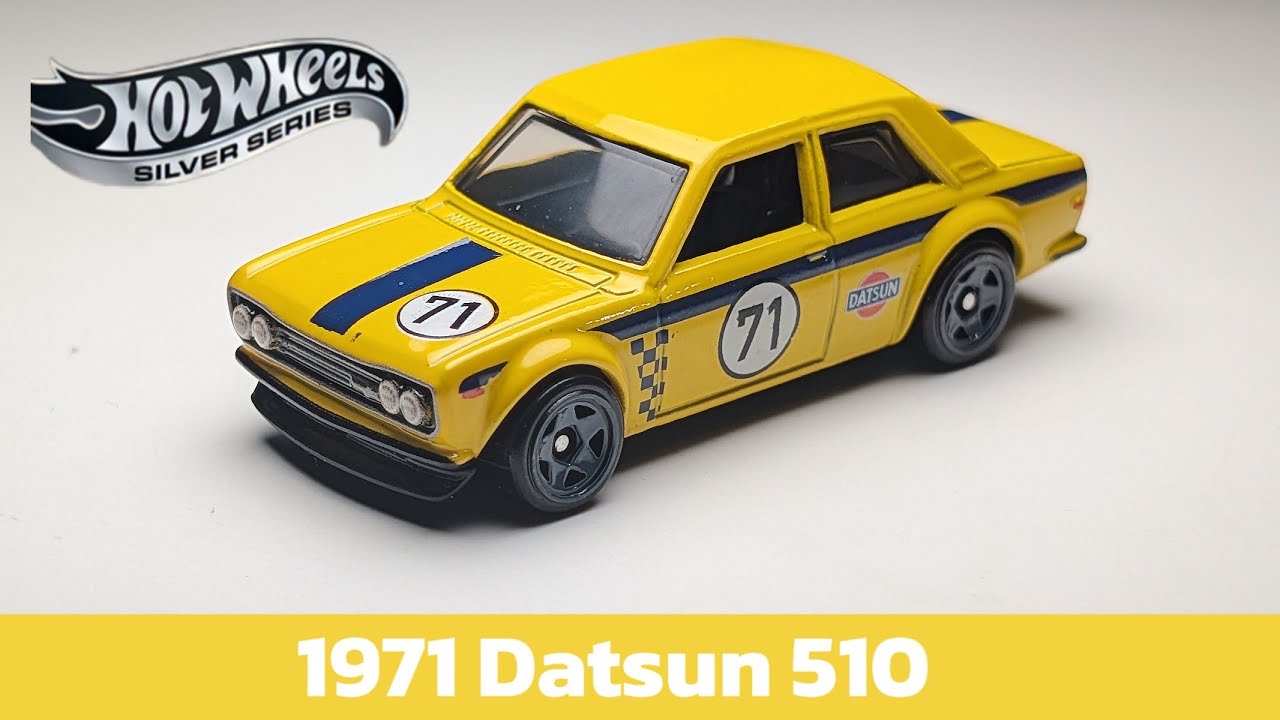 Hotwheels 71' Datsun 510 - Hotwheels Silver Series