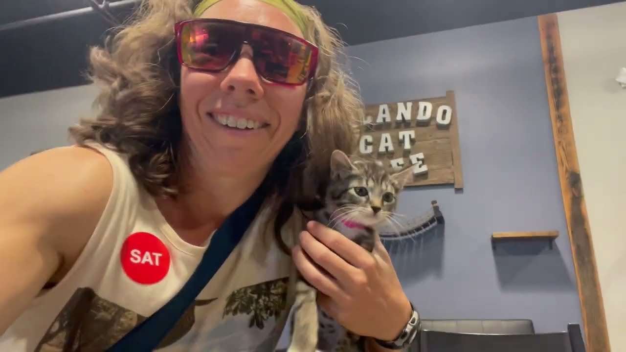 2025 Birthday at Orlando Cat Cafe! ☕️ 🐱🥳