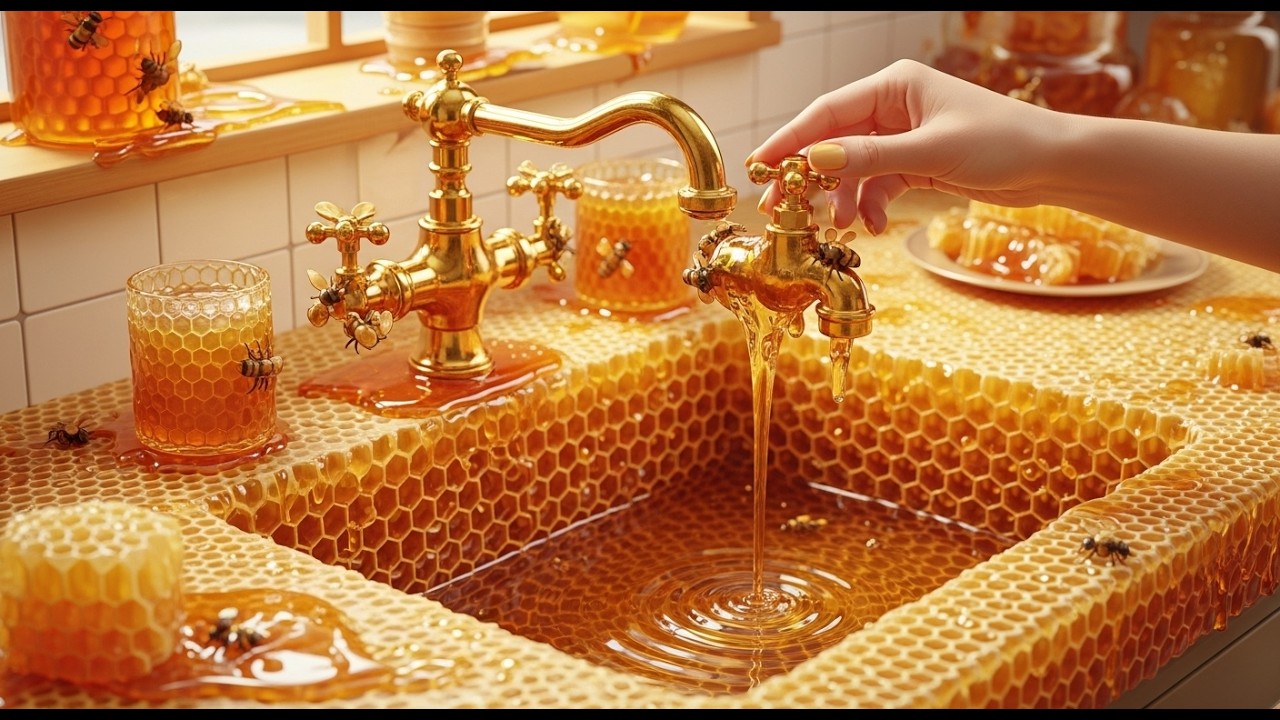 Which Sink Would You Wash Your Hands In? AI ASMR Sinks 🍯🥜☕🥑🍓🫐🍋