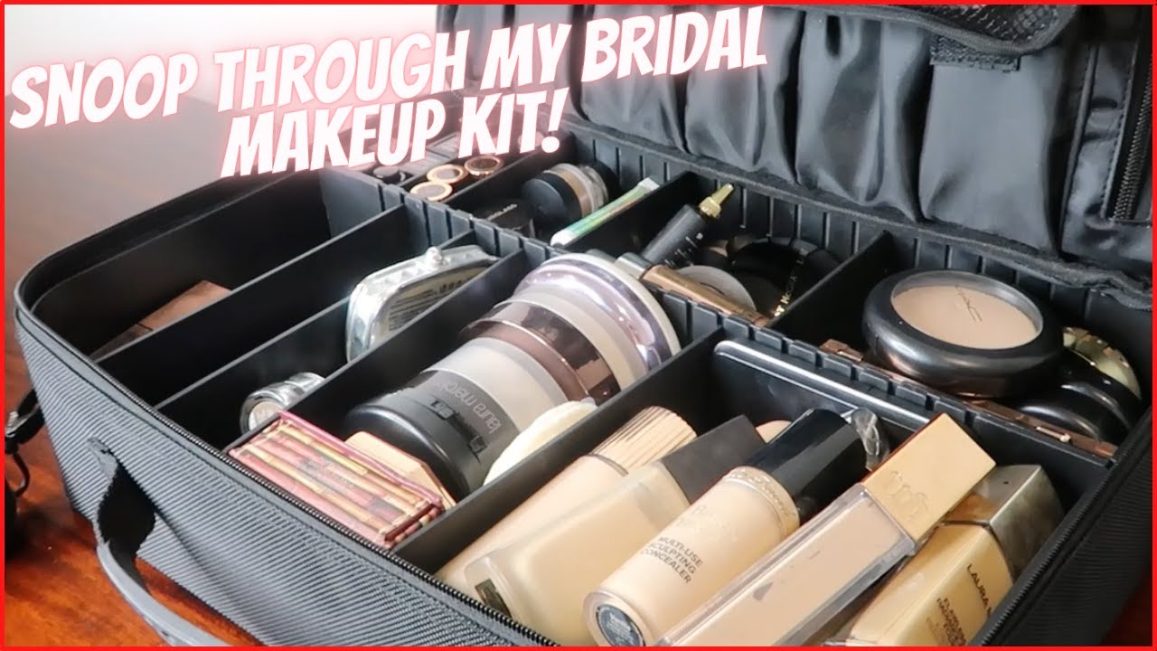 Go Through My Makeup Kit With Me Before A Bridal Client ✨
