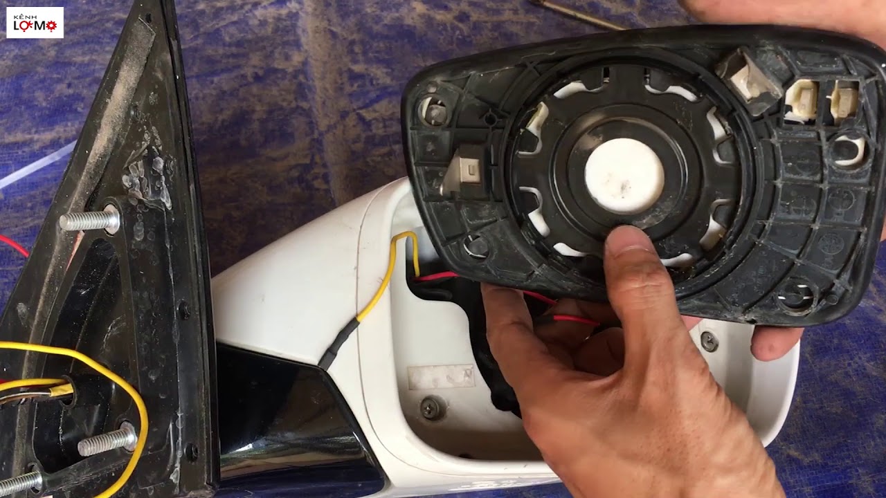 [hướng dẫn] đấu sấy gương cho oto – instruction setup heater mirror for car