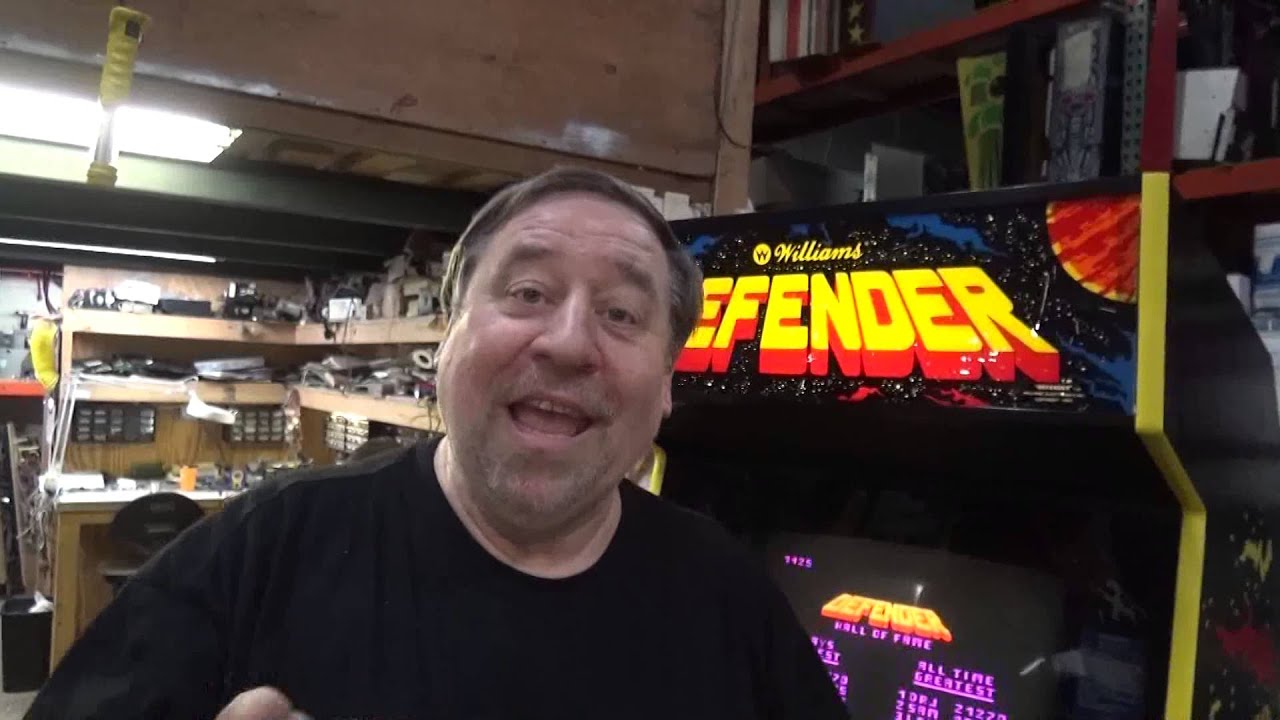 #651 Williams DEFENDER Arcade Video Game- PLUS, a look in warehouse! TNT Amusements