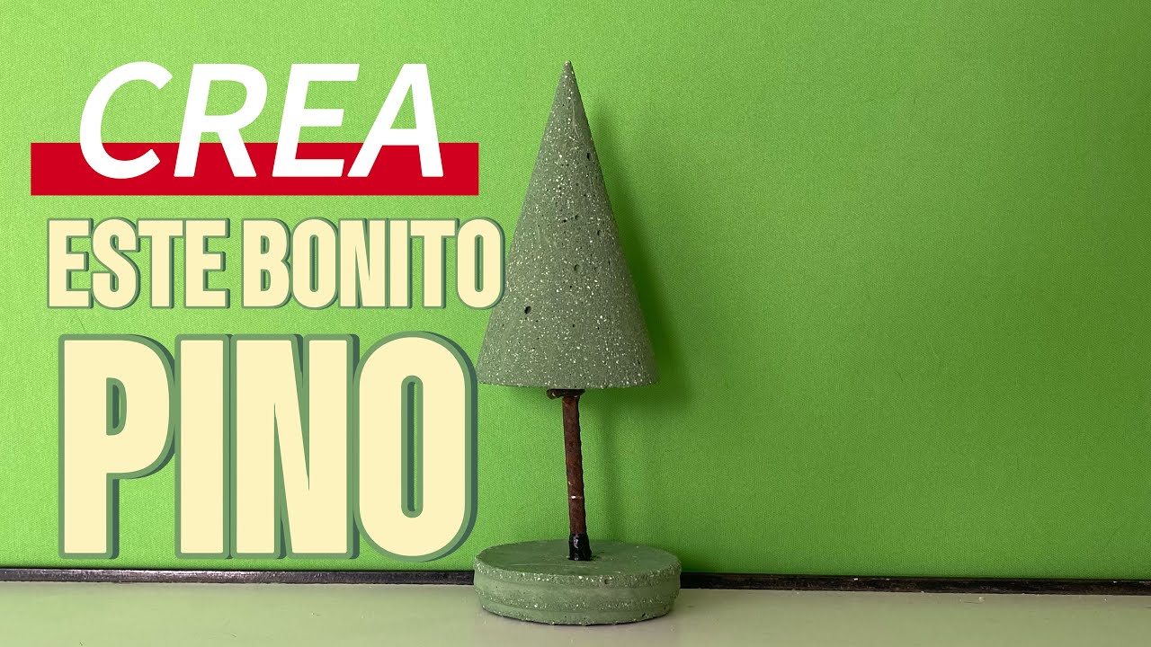 Como hacer un adorno navide&ntilde;o con cemento tutorial paso a paso
