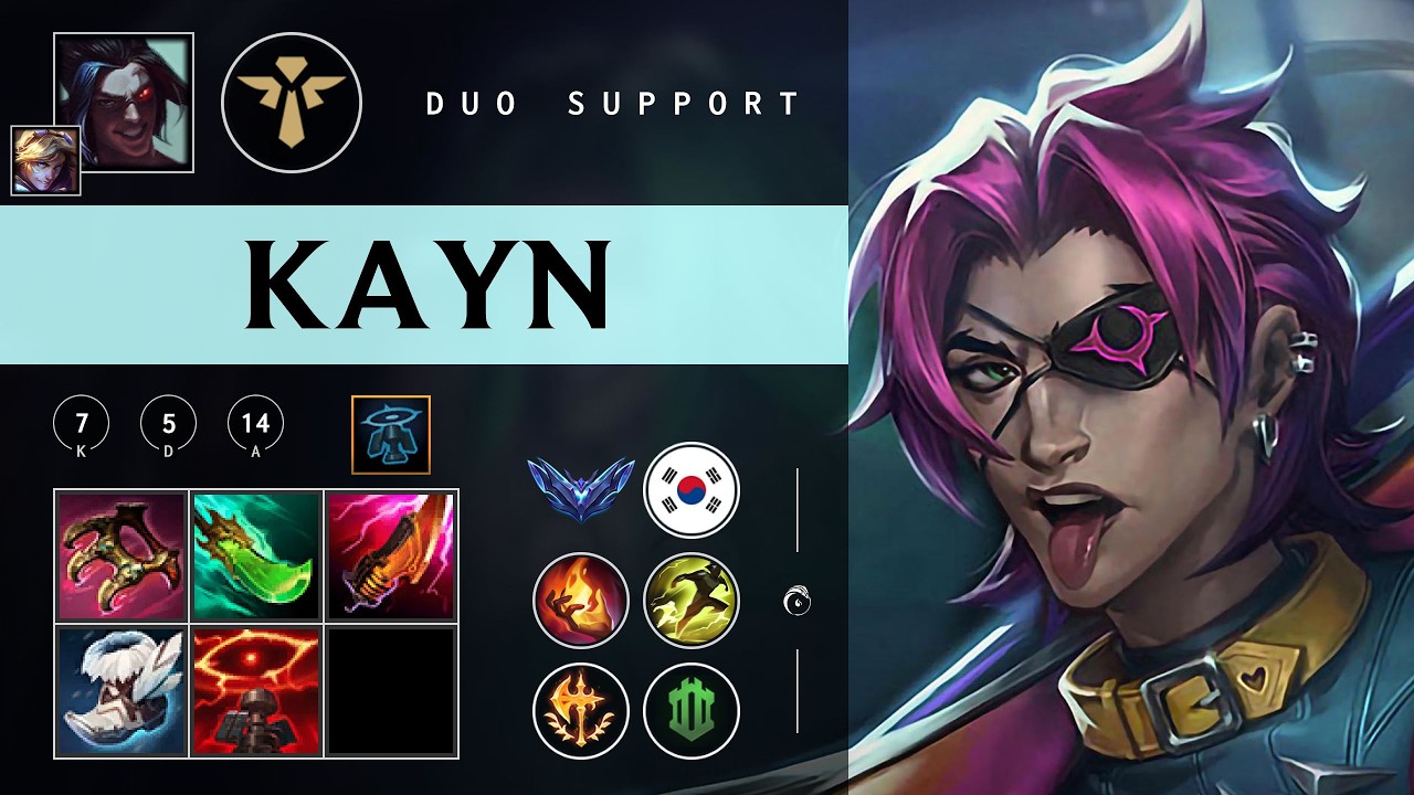 Kayn Support vs Pantheon - KR Diamond Patch 26.04