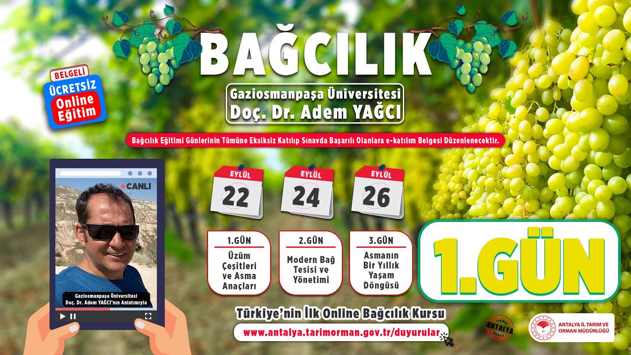 Bağcılık Eğitimi 1.Gün