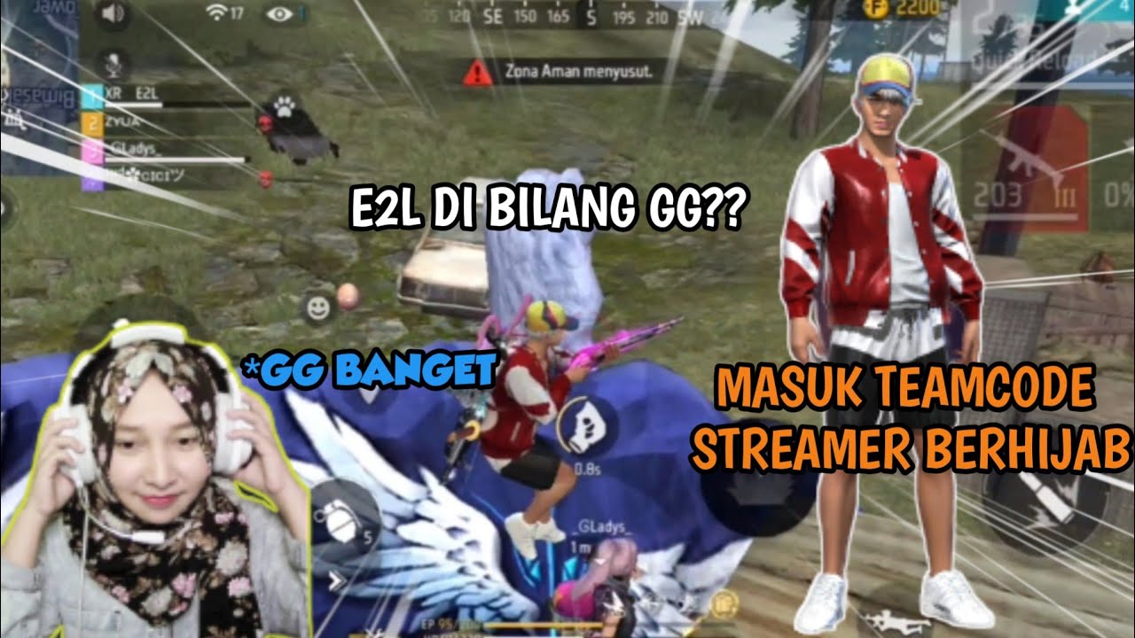 MASUK TEAMCODE STREAMER BERHIJAB, AUTO KITA GENDONG