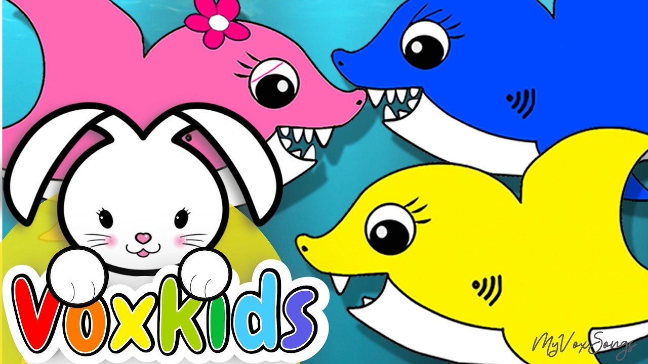 🌈 🦈 Baby Shark + Animal Rhymes | Sea Puppet Songs & Counting Fun | VoxKids (MyVoxSongs)