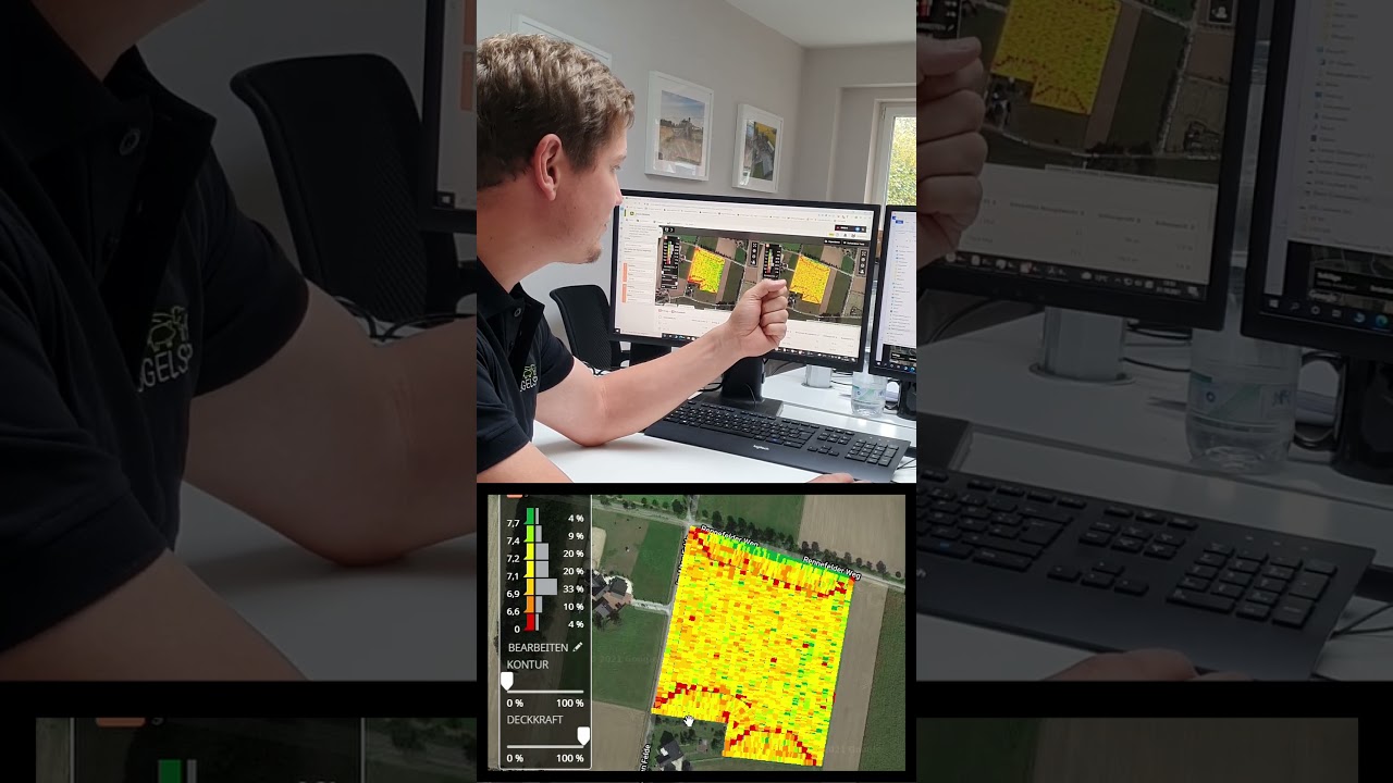 Ertragskartierung mit NIR-Sensor HarvestLab3000