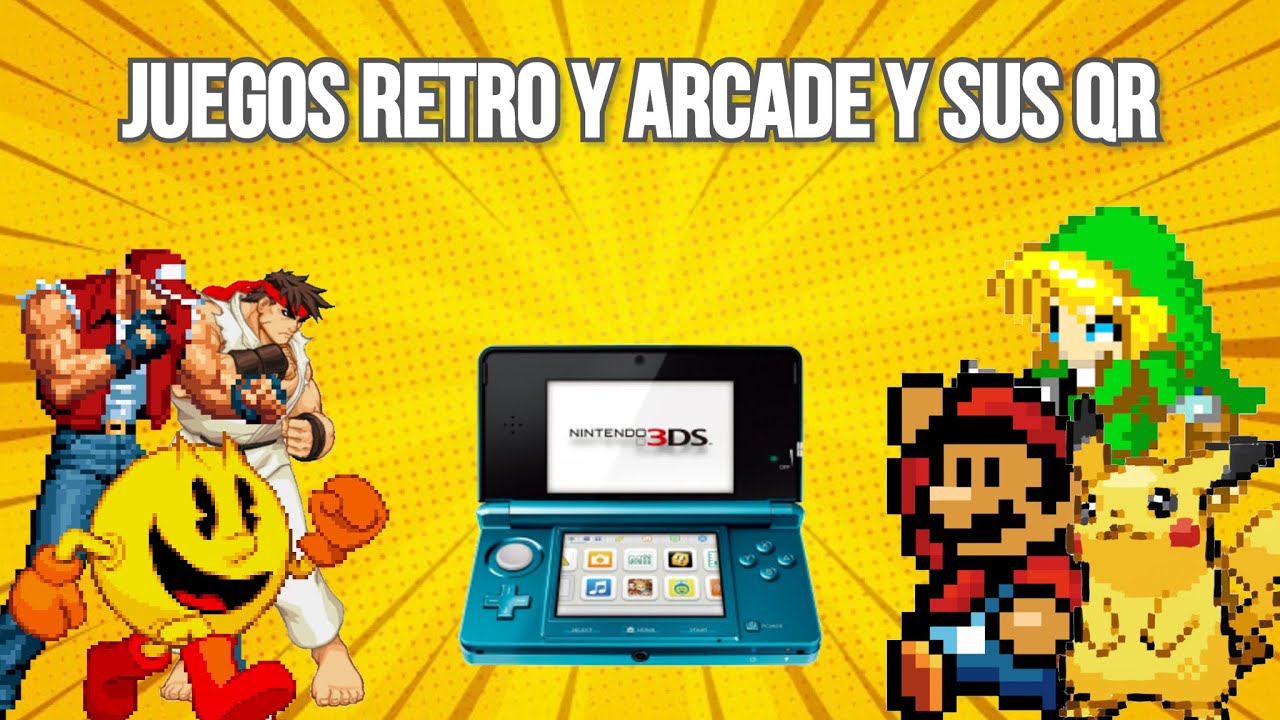 ¡Juegos Retro y Árcade y sus QR!