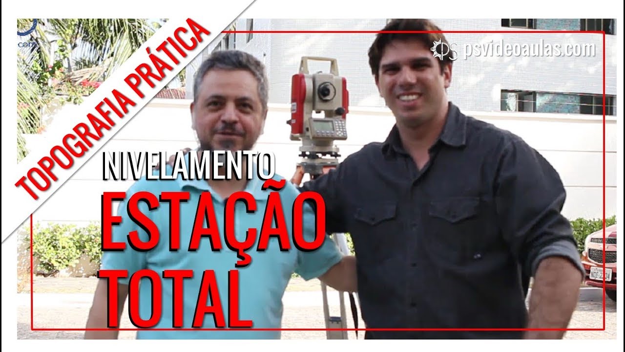 ENGENHARIA - TOPOGRAFIA PRÁTICA - Nivelamento com Estação Total