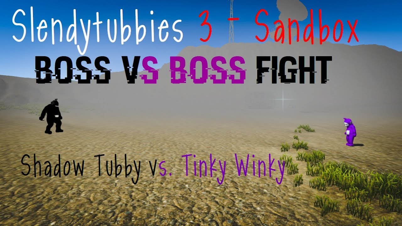 Slendytubbies 3 Boss vs Boss Fight #2 (Shadow Tubby Vs. Tinky Winky)