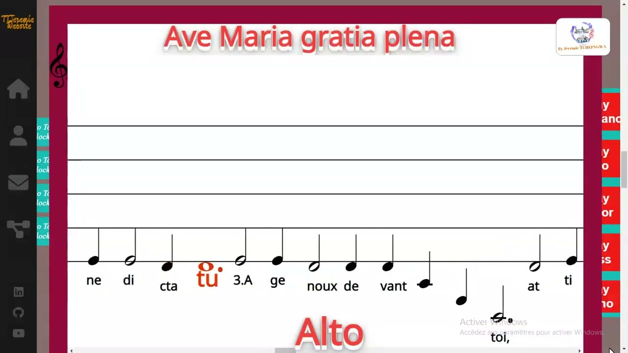 Ave Maria gratia plena - Alto