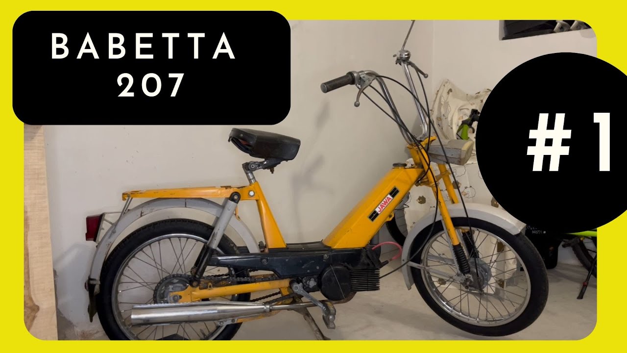 Babetta 207 VLOG #5 - rozebíráme patinovku na opravu, část 1.