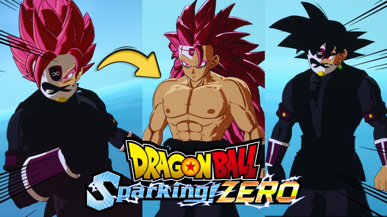 Goku Black Masked Saiyan All Forms | Dragon Ball: Sparking! Zero Gameplay MOD