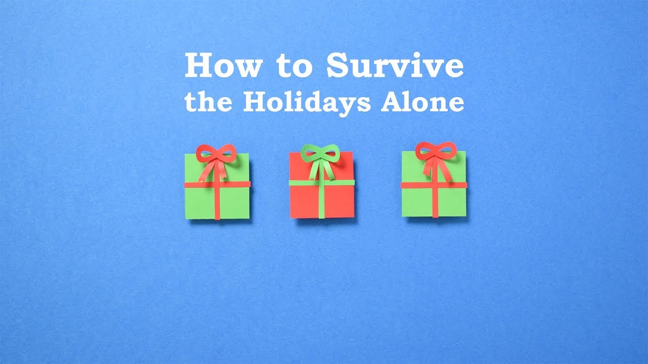 How to Survive the Holidays Alone | Loneliness at Christmas | Stop motion animation