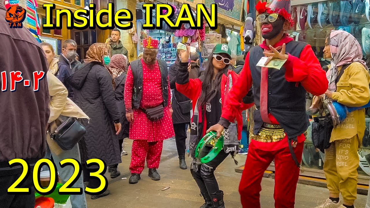 The last Friday of the year in Iran - IRAN Walking Tour Nowruz 2023 - Tajrish to Molavi St Tehran