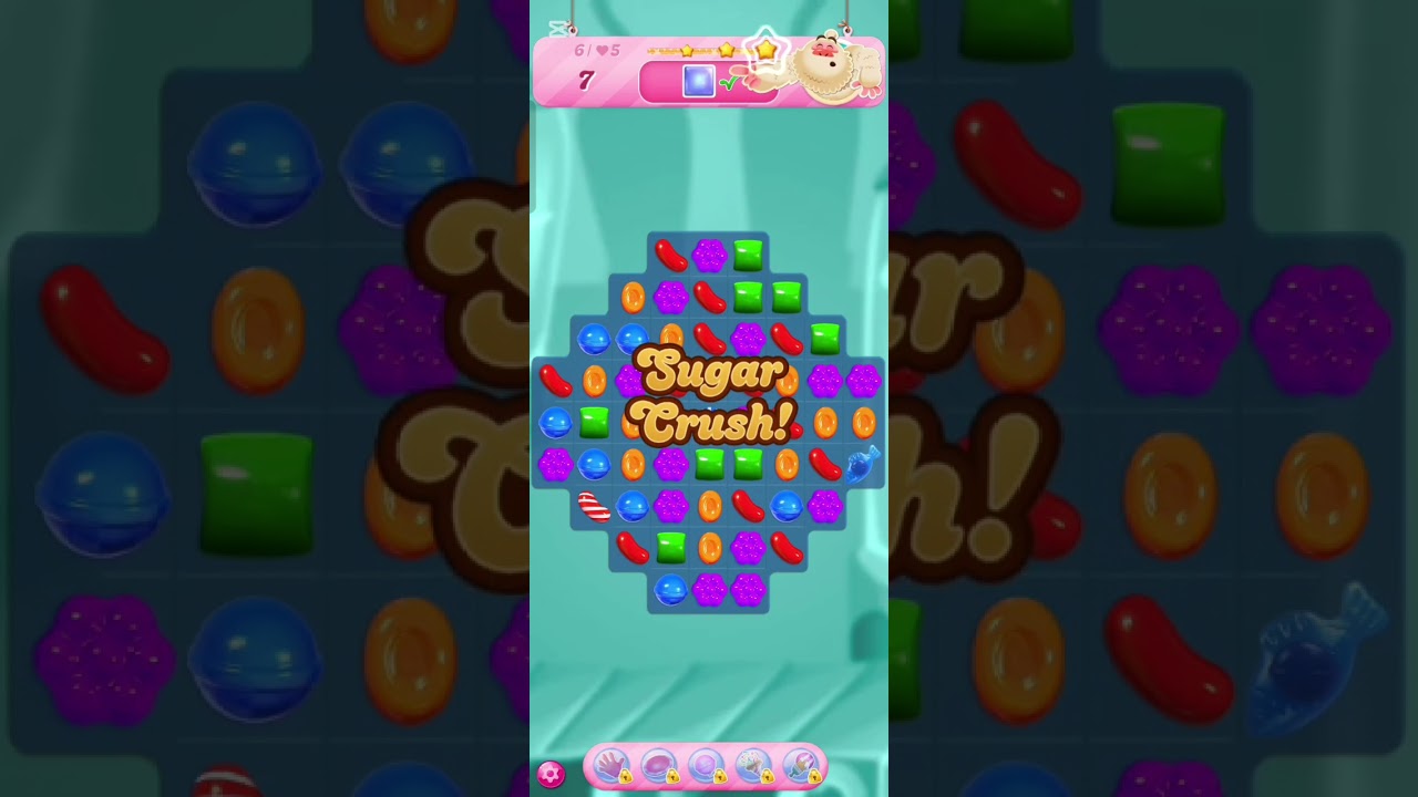 Playing Candy crush for the first time