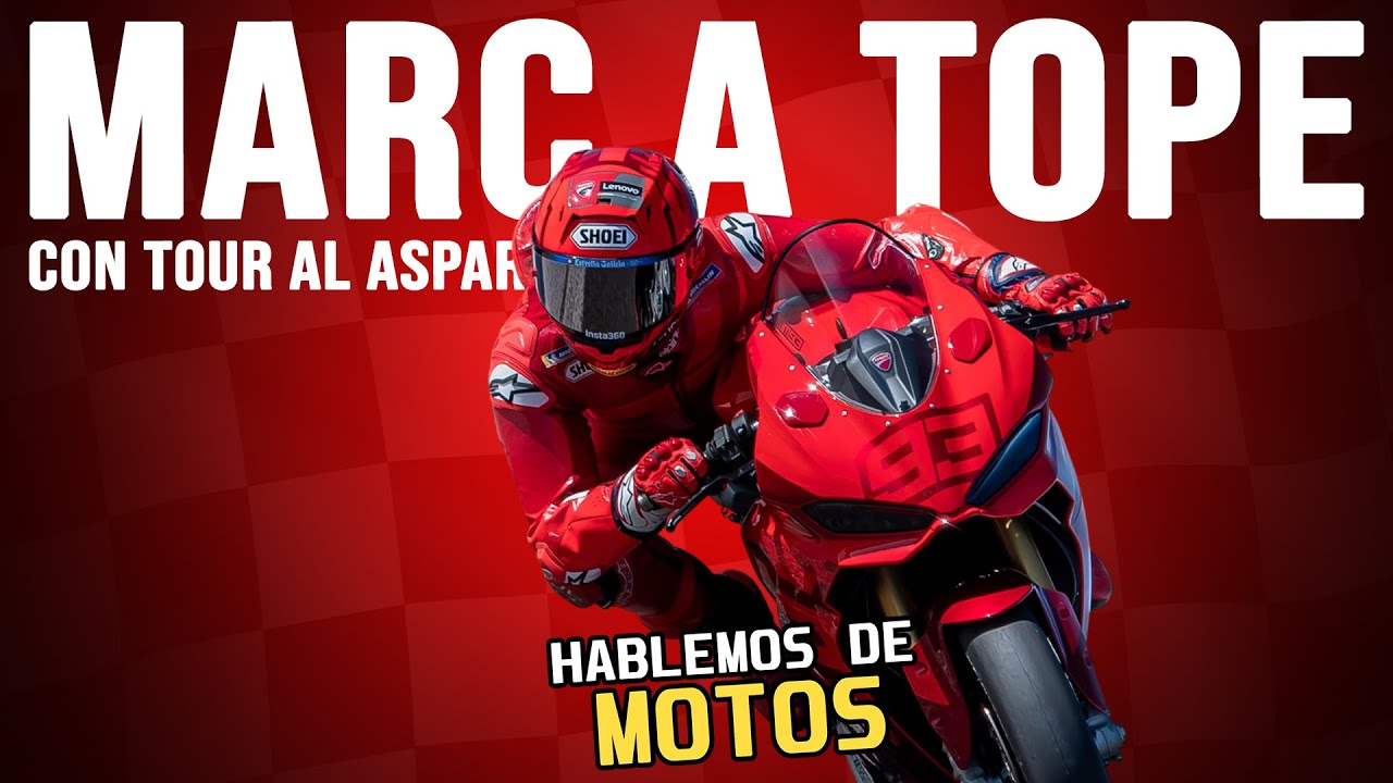 MÁRQUEZ A TOPE, TABLA DE TIEMPOS, MOSTRAMOS VÍDEOS Y UN TOUR AL ASPAR!!