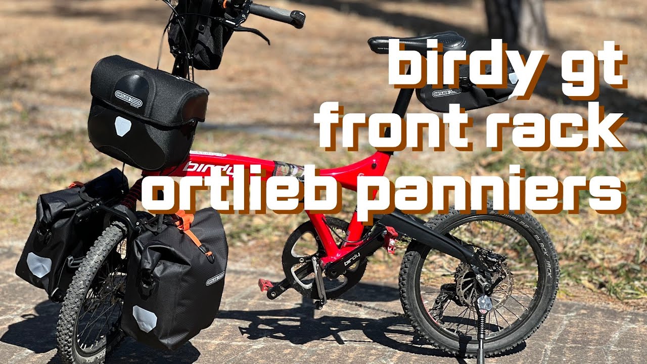 버디 3세대 프론트랙 오르트립 패니어백 리뷰 birdy front rack ortlieb panniers