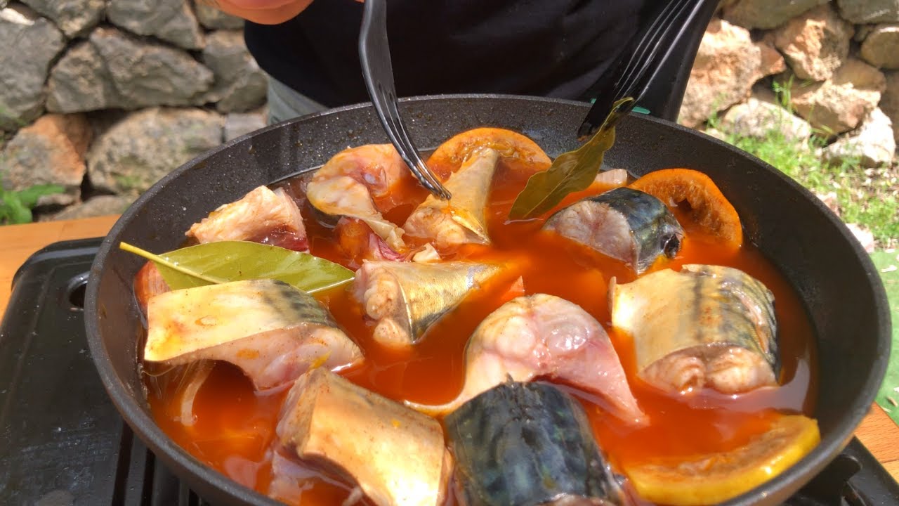 ENSALADA con CABALLA EN ESCABECHE de la Abuela 😍 😋 - GUILLE RODRIGUEZ