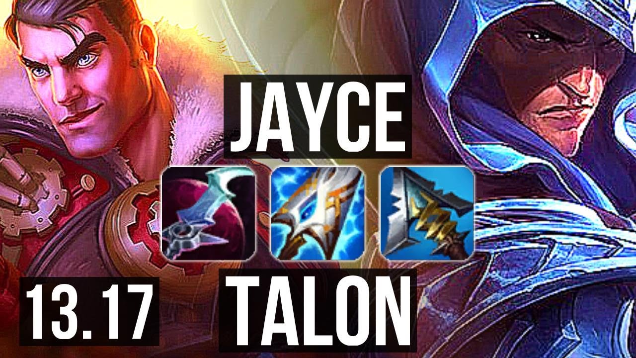 JAYCE vs TALON (MID) | 11/0/3, Quadra, Legendary | KR Master | 13.17