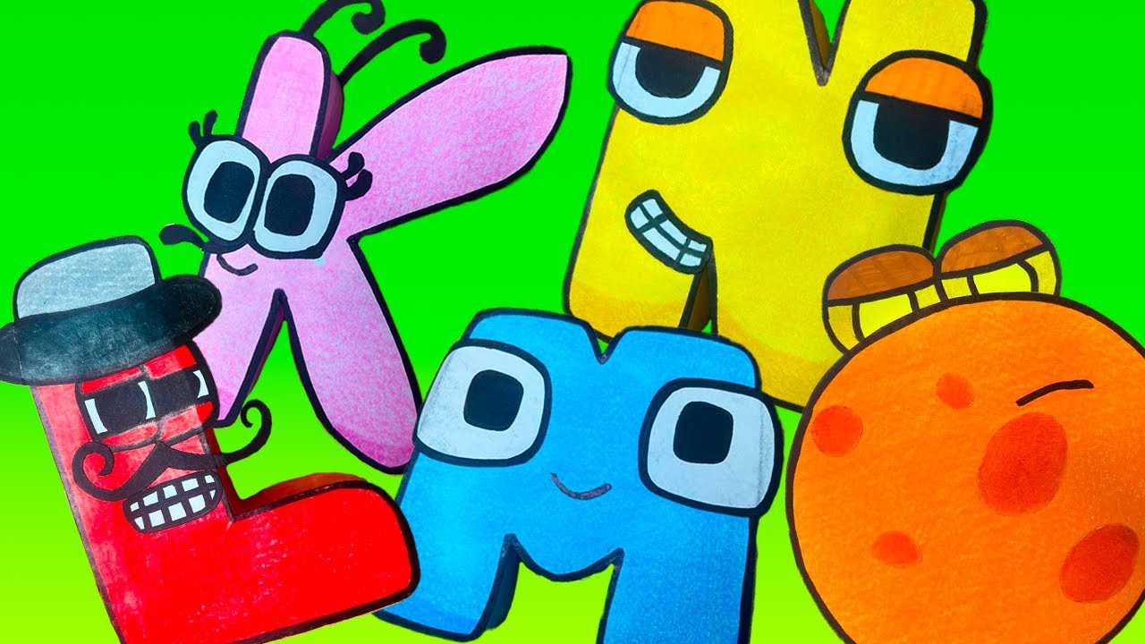 Paper Craft FRENCH Alphabet Lore K - O COMPILATION | COMPLETE EDITION