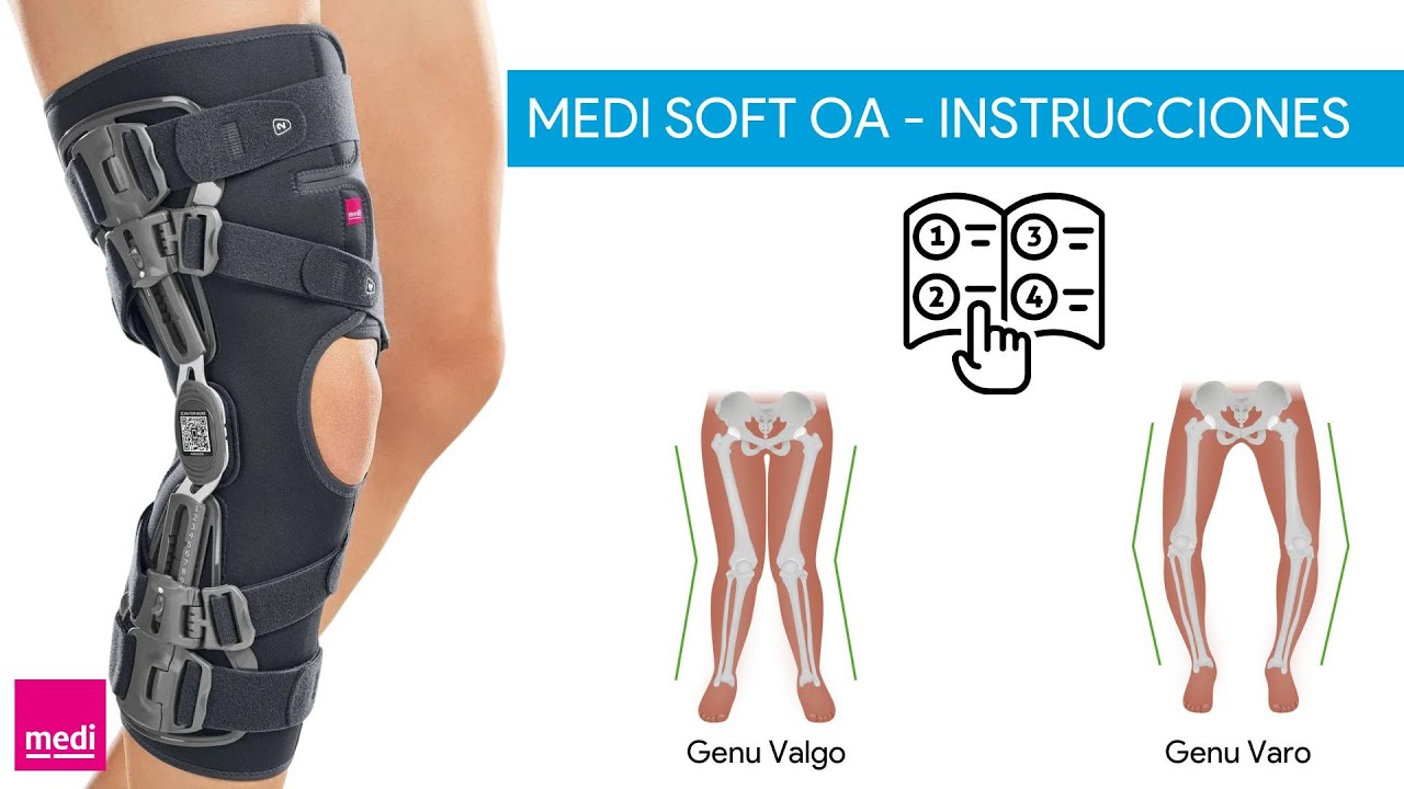Instrucciones de uso y adaptación de la rodillera para valgo-varo Medi Soft OA