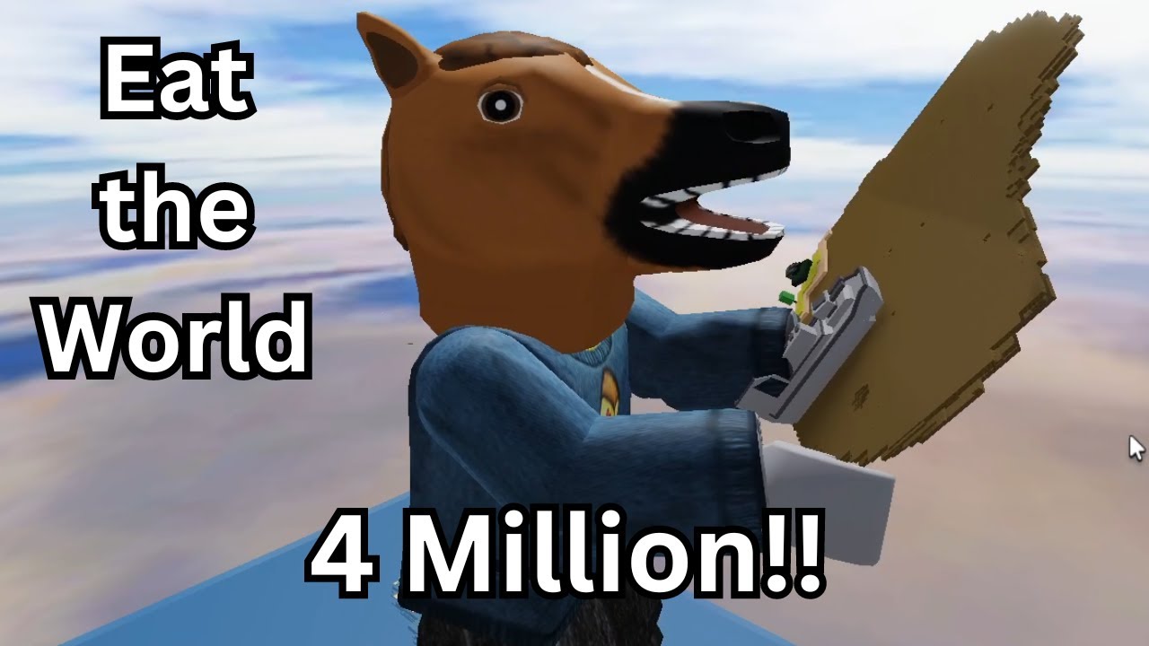 Eat the World My road to 4 million has ended #roblox #eattheworld