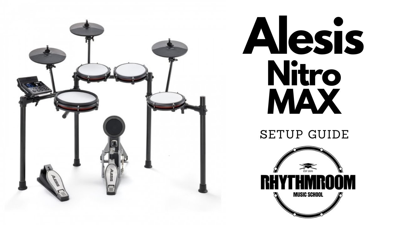 Alesis Nitro MAX Mesh Kit setup guide