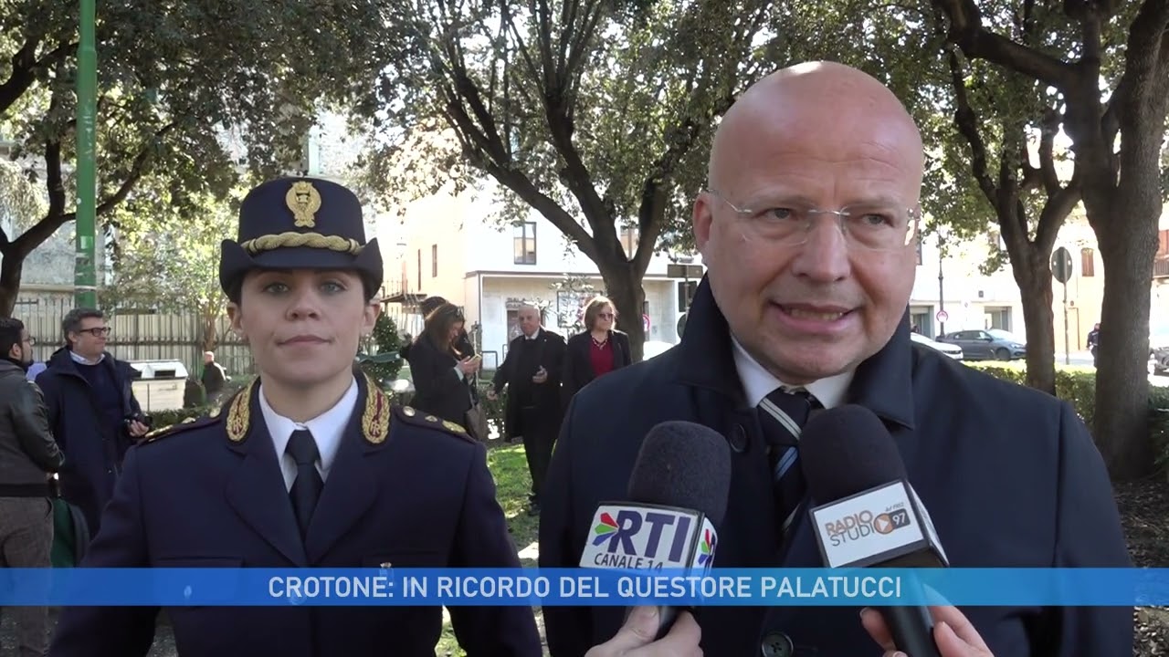 CROTONE: IN RICORDO DEL QUESTORE PALATUCCI