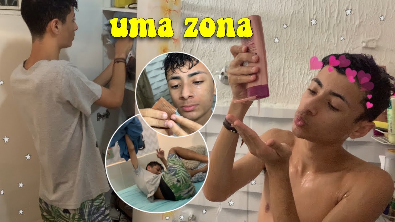 ARRUMANDO a *ZONA* do meu QUARTO + SPADAY REALZÃO kk 😝 | Gustax