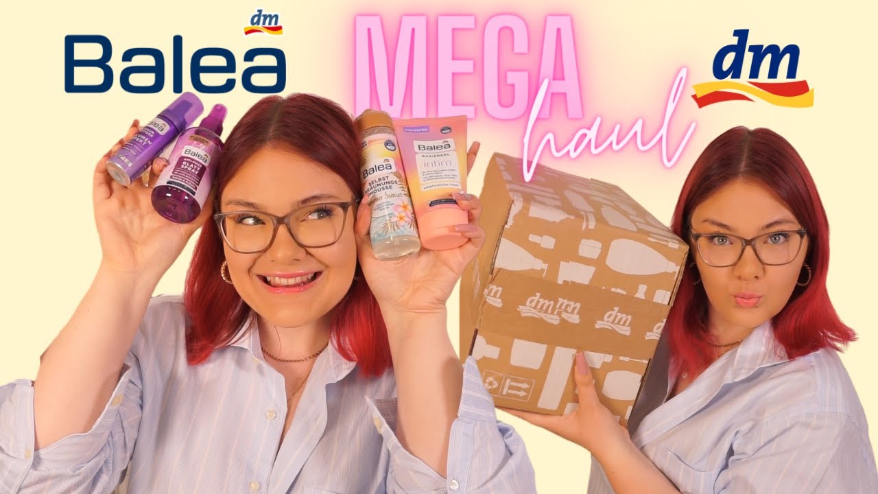 🎀 OBŘÍ NÁKUP z drogerie DM | BALEA HAUL a další