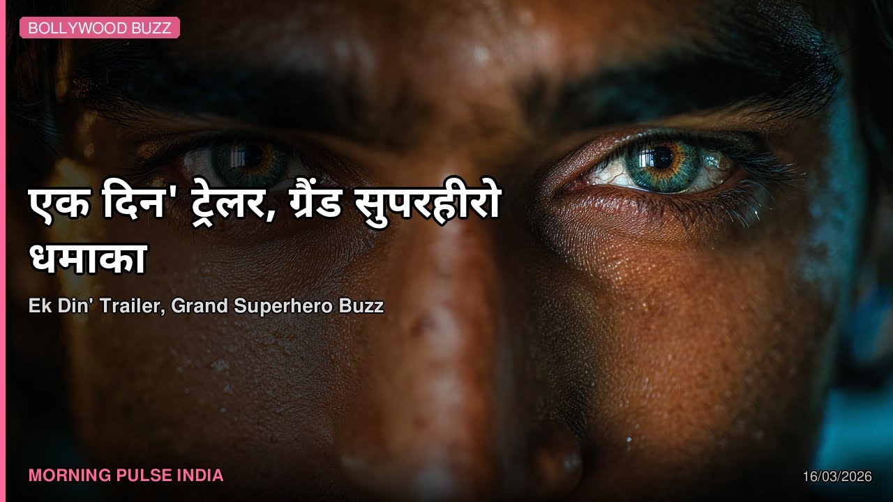‘एक दिन’ ट्रेलर, ग्रैंड सुपरहीरो धमाका | ‘Ek Din’ Trailer, Grand Superhero Buzz | March 16, 2026