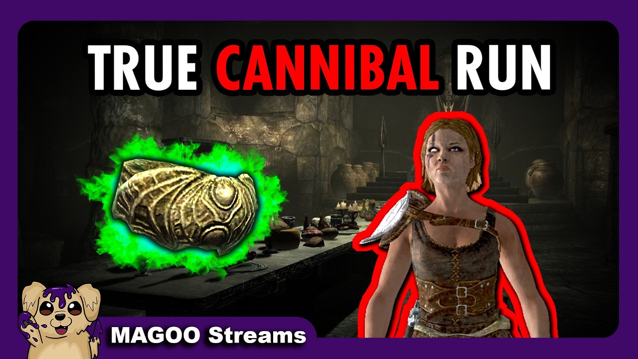 Skyrim Survival, but I can only Heal with Namira's Ring - Day 4