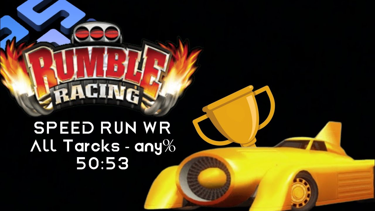 Rumble Racing All Tracks - any% PCSX2 SPEEDRUN [WR] 50:53