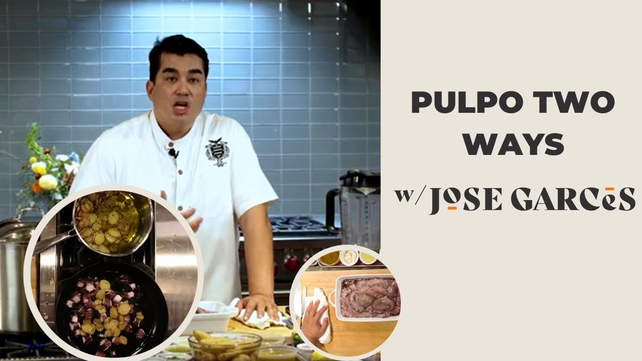 The Perfect Pulpo | Cooking Space | Chef Jose Garces