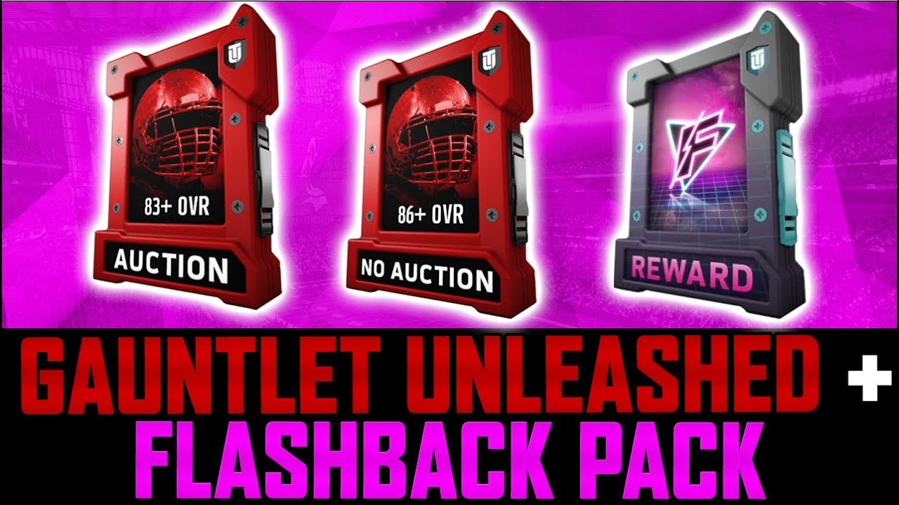 86+ NAT FROM GAUNTLET + FLASHBACK PACK OPENING! | WE GOT THE BEST ONE! | Madden 18 Ultimate Team