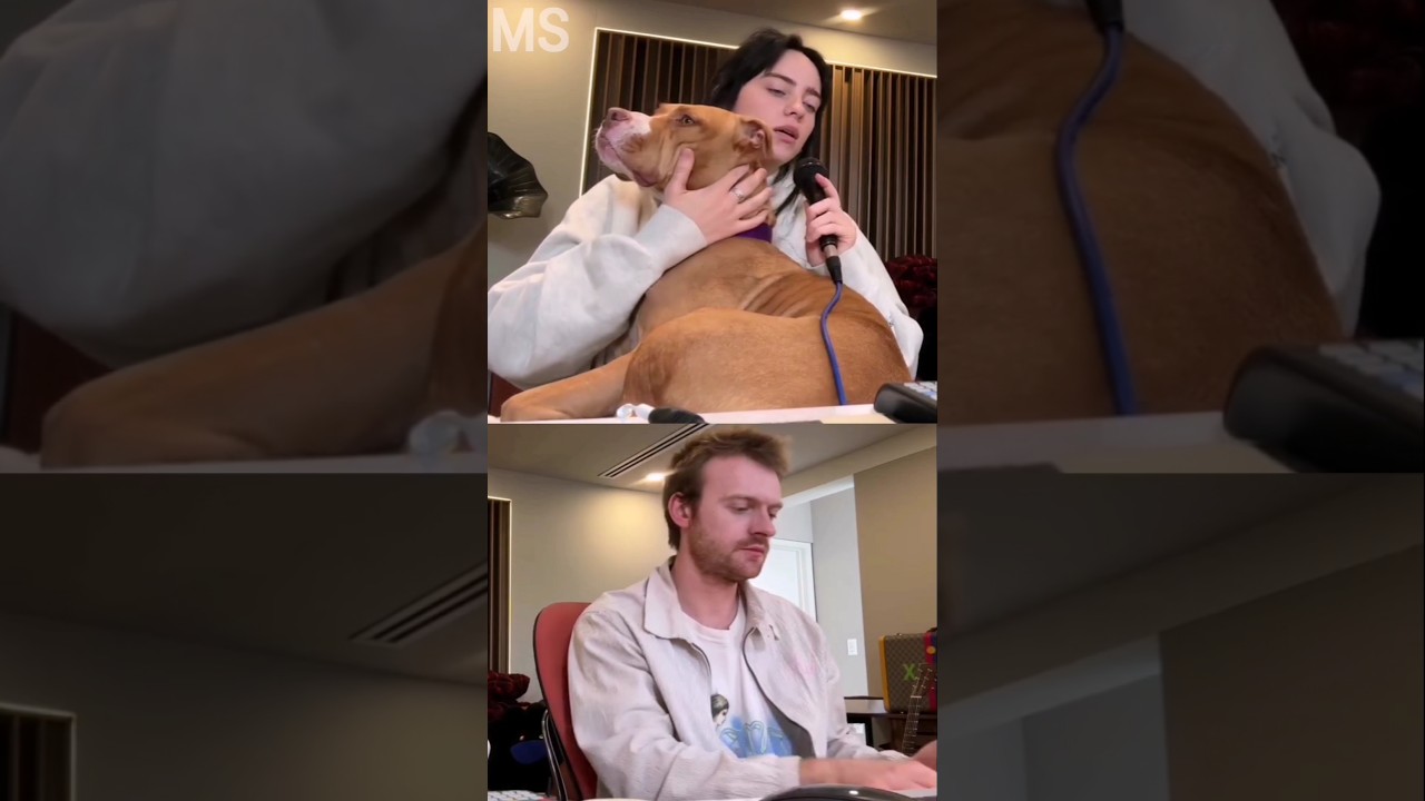 Billie Eilish In Studio Making 